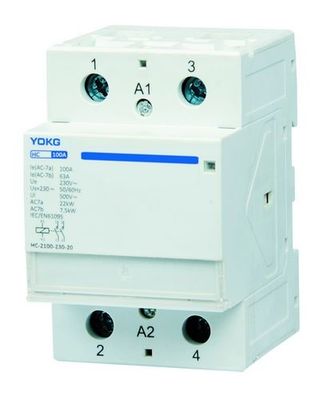 Düşük voltajlı elektrikli makineler için 4KV değerli darbeye dayanıklılık voltaj AC kontakörü