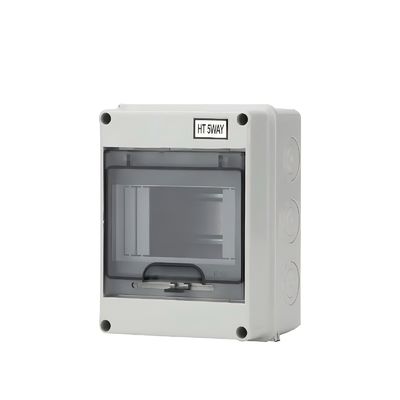 IP65 5 Yolu ABS + PC Elektrik Dağıtım Kutusu Su geçirmez Bağlantı Tel Kutusu