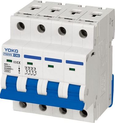 6KA 10 Amp Mini Devre Kesici MCB 63 Amp PB8NN 3P Plus N